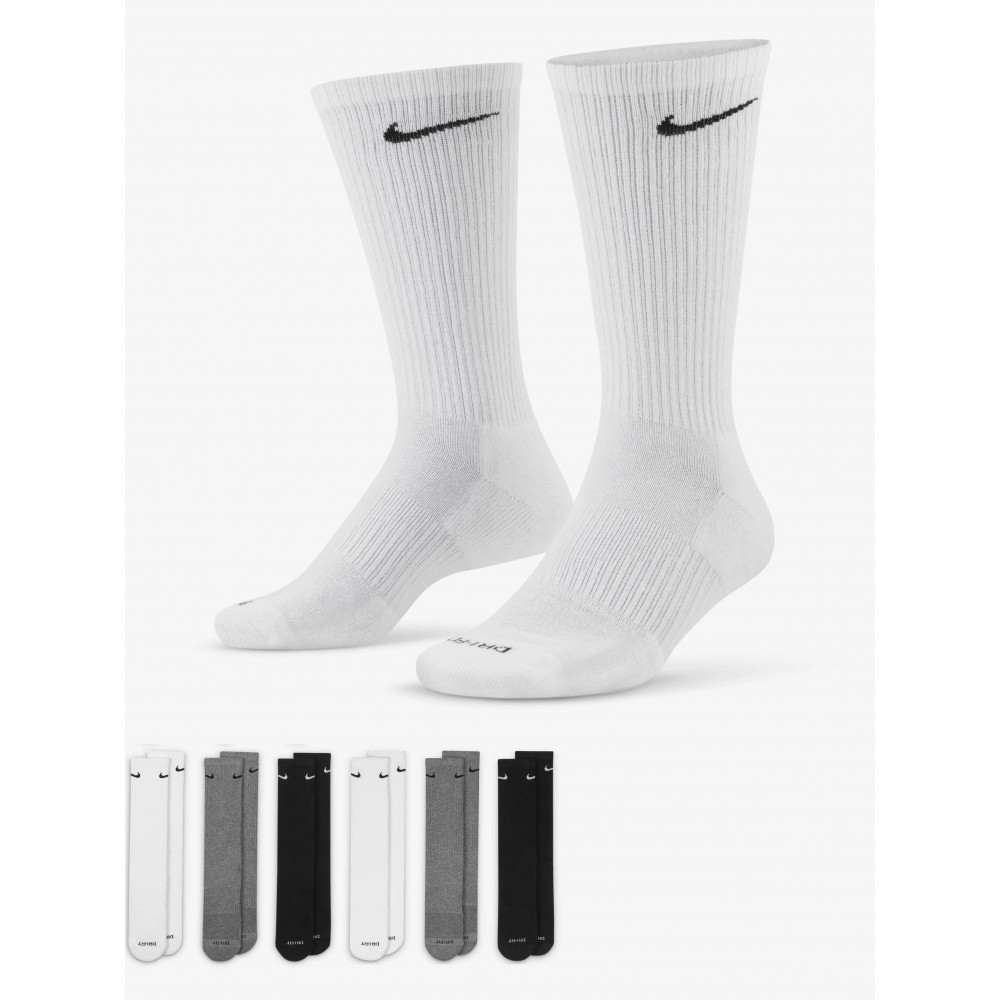  Nike Everyday Cotton cushioned x 6 Socks - جوراب شش عددی مردانه نایک