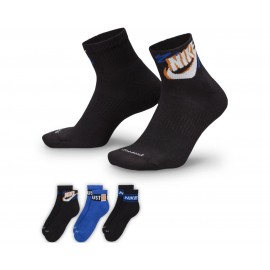 Nike  Everyday Cotton cushioned x 3 Socks - جوراب سه عددی مردانه نایک مچی