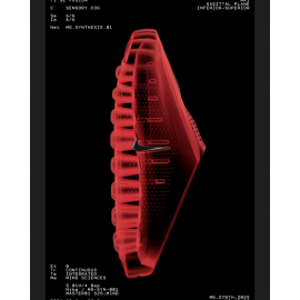  کتونی مردانه و زنانه  Nike Mind 001-اسلیپر نایک مایند 001 رنگ قرمز